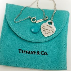 Small Sterling Silver Tiffany Heart